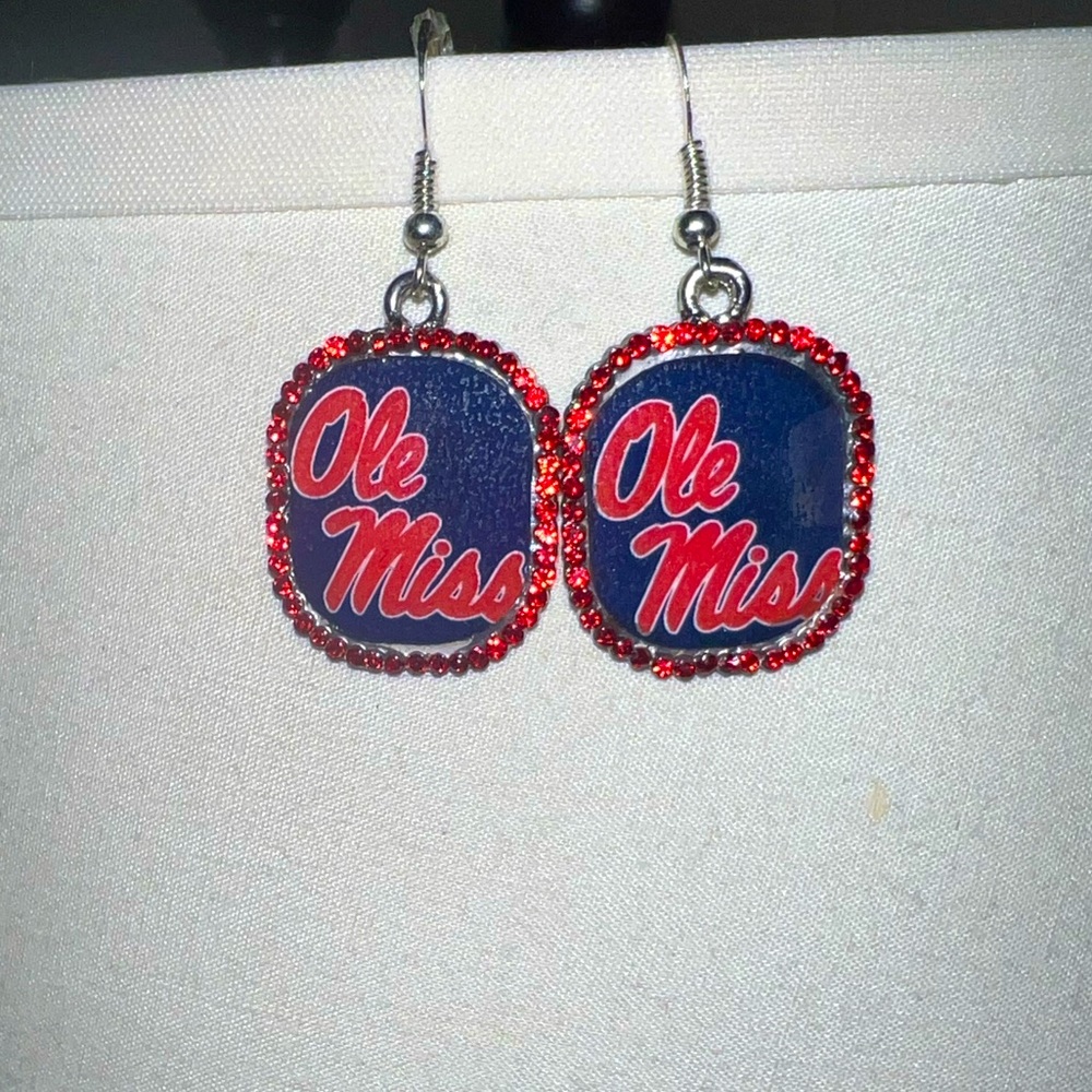 Ole Miss earrings